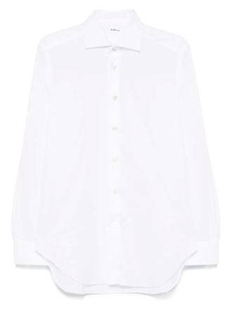 Kiton cutaway-collar shirt - men - Cotton - 44 - White
