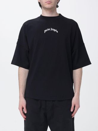 Palm Angels T-shirt in cotone con logo Palm Angels