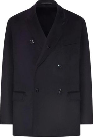 Giorgio Armani Chaqueta de Cachemira de Doble Botonadura - Jackets - Hombre - Azul - M