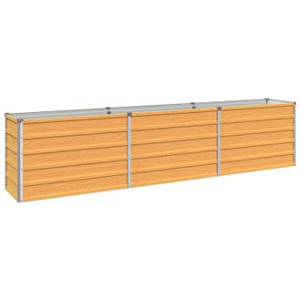 vidaXL Cama De Jard&iacute;n Elevada Natural 240 X 40 X 55 Cm Vidaxl