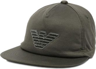 Emporio Armani Pet met logopatch - Zwart