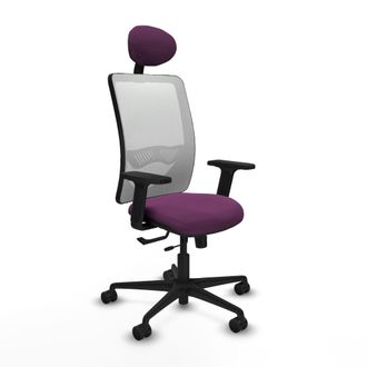 Piqueras y Crespo Silla De Oficina Piqueras Y Crespo Zulema Blanco Similpiel Ergon&oacute;mica