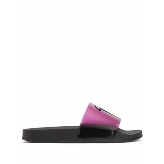 Giuseppe Zanotti Slide Logo - female - Giuseppe Zanotti - Sliders - Pink - 2 UK - Shoes