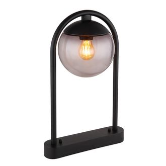 Globo Lighting L&aacute;mpara De Pie - Michael - Negro - Metal - &Oslash; 32cm - E27 - - Globo