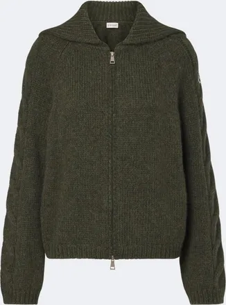 Moncler Alpaca and wool-blend cardigan