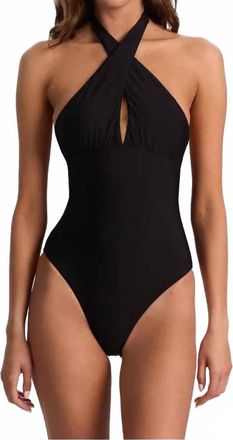 PQ Swim A+O X Pq Cross Front One Piece In Black