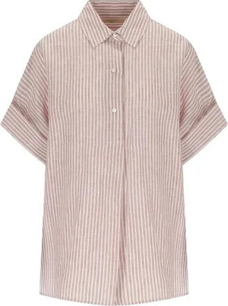 Max Mara Verve Linen Blouse - female - Weekend Max Mara - Shirts - Beige - XS - Blouses & Shirts