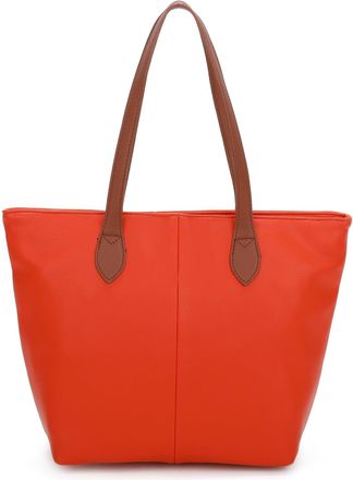 Generic Vegan Leather Tote Bag: Womens Shoulder Bag with Adjustable Straps Satchel Uni Bag (Fuchsia)