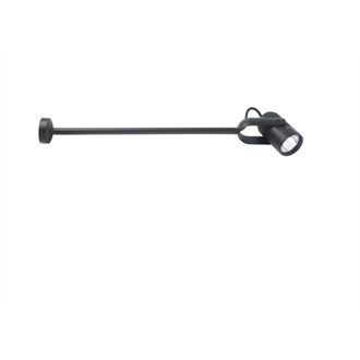 Netlighting Slot Outdoor LED Spotlight With Arm Black 14W 3000K IP65