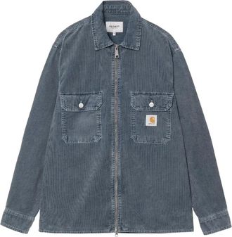 Carhartt Work in Progress Reynold Overhemdjas Dusky Blue - Heren - Spijkerjassen - Blauw - M - Katoen - Jassen