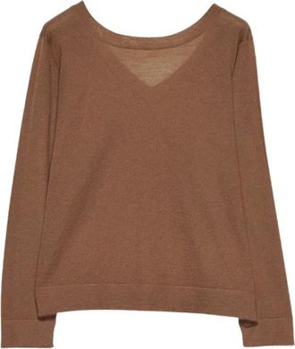 Fabiana Filippi Sweatshirt - Dames - Sweatshirts - Bruin - M - Hoodies & sweatvesten