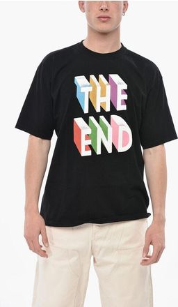 Undercover Cotton Crewneck T-Shirt THE END with Print size Xxl