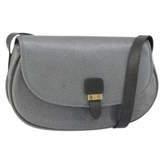 Dior Pre-owned Cross Body Bags, female, Gray, Size: ONE SIZE Pre-owned Vintage Shoulder Bag