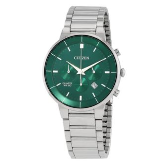 Citizen Chronograph Quartz Green Dial Mens Watch AN8220-52X