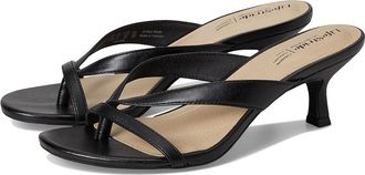 Life Stride Navine Womens Sandals Black : 8.5 M (B), Faux Leather