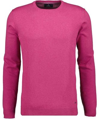 Ragman Rundhalspullover RAGMAN, Herren, Gr. 56, pink (magenta, 428), 95% Baumwolle 5% Cashmere, Rundhals, Pullover Rundhalspullover