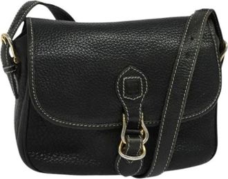 Celine Pre-owned Leather celine-bags - Dames - Vintage Schoudertas - Zwart - ONE Size - Vintage