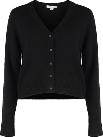Vince Womens Wool And Cashmere Cardigan - Black - Size Medium