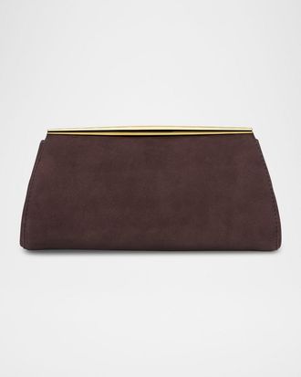 TYLER ELLIS Suzannah Suede Clutch Bag