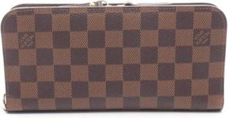 Louis Vuitton Pre-owned Long wallet (bi-fold) - Dames - Vintage Accessoires - Bruin - ONE Size - Vintage