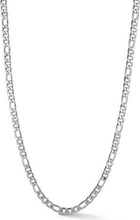 Yield of Men Mens Figaro Chain Necklace in Silver at Nordstrom Rack