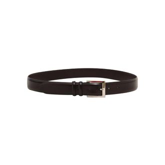 Orciani Belts, male, Brown, Size: 110 CM Calf Classic Leather Belt 3 cm