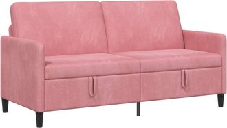 vidaXL Sof&aacute; Con Almacenamiento Rosa 172 X 78 X 87 Cm Poli&eacute;ster Vidaxl