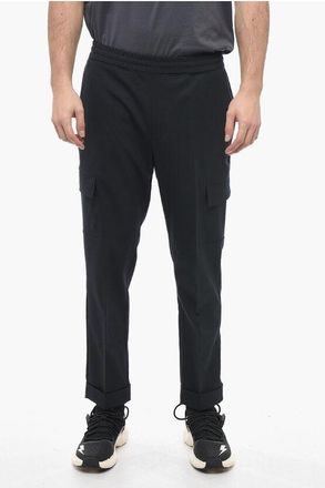Neil Barrett Low Rise Virgin Wool Blend REM Cargo Pants size 48