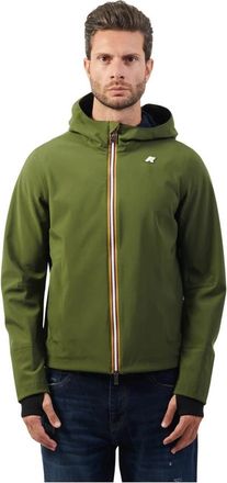 K-Way Green Urban Slim Jacket - Heren - Zomerjassen - Groen - S - Jassen