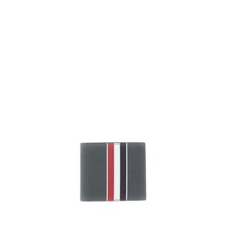 Thom Browne Wallets & Cardholders, male, Gray, Size: ONE SIZE RWB Stripe Billfold Wallet