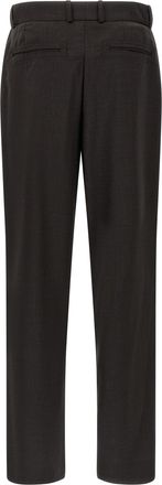 Kiko Kostadinov Mens Brown Virgin Wool Casual Pants