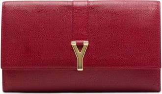 Saint Laurent Pre-owned Saint Laurent Textured Leather Chyc Ligne Clutch Ladies ISSIUVMAQTOWPRCH