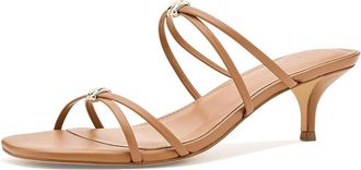 Marc Fisher Baizel Womens Dress Sandals Medium Natural Leather : 7.5 M