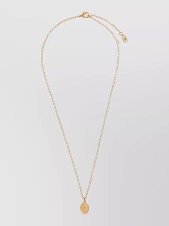 Dolce & Gabbana brass pendant necklace