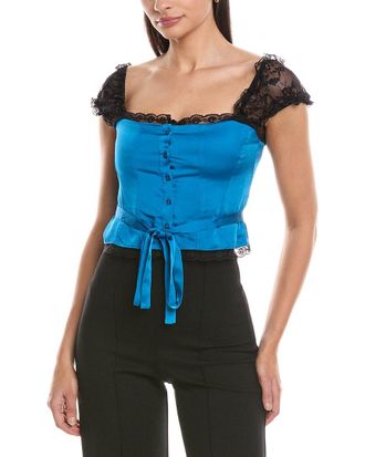 Danielle Guizio Guizio Kahli Lace Top