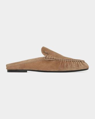 Saint Laurent Le Loafer Loafer Mules in Suede