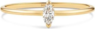 Devata Marquise Lab Grown Diamond Solitaire Ring in 14K Gold in Yellow Gold at Nordstrom, Size 8