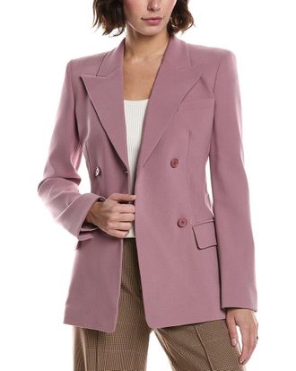 Michael Kors Pebble Wool & Silk-Blend Jacket