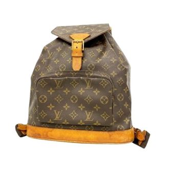 Louis Vuitton Pre-owned Backpacks, unisex, Brown, Size: ONE SIZE Pre-owned Montsouris GM Backpack