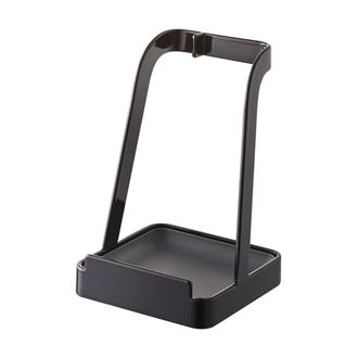 Yamazaki Tableware Soporte De Cocina Negro Dise&ntilde;o Moderno