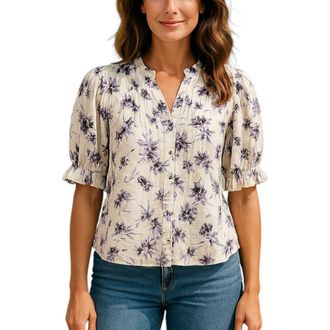 Bishop + Young Nadira Blouse in Iris Print at Nordstrom, Size X-Small