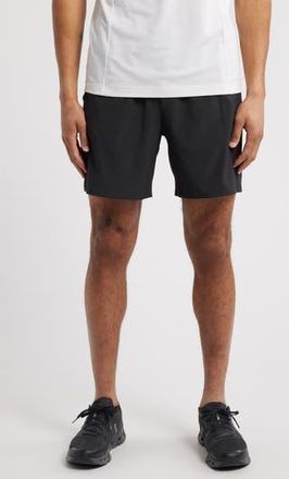 Zella Relay Training Shorts in Black Caviar at Nordstrom Rack, Size X-Large