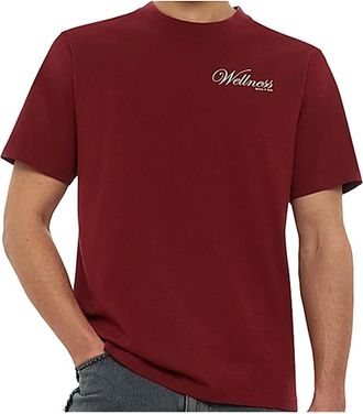 Sporty & Rich Uomo, Top, Rosso, XS, new