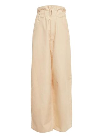 Fendi cotton trousers - Neutrals