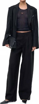 Staud Pierre Pant In Black