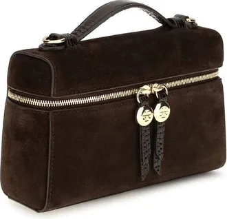 Tory Burch Romy Slim Top Handle Bag - Brown