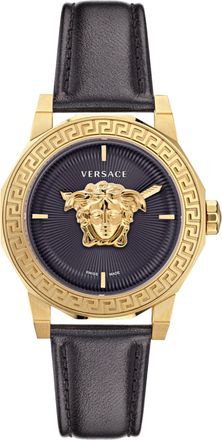 Versace Medusa Deco Leather Watch