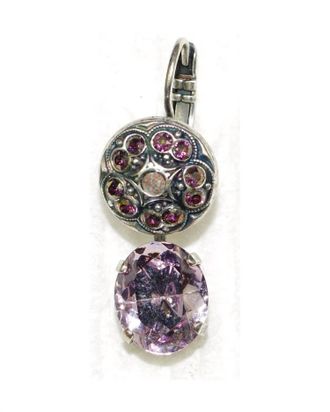Mariana Womens Elizabeth Earrings In Pink / Grey / Lavender