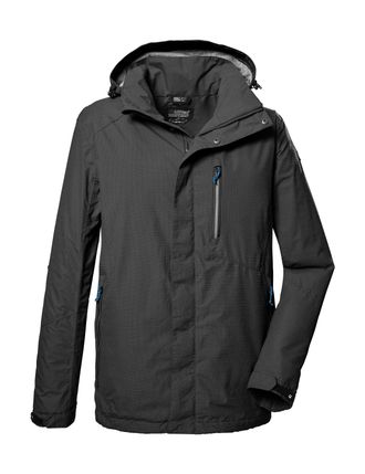 Killtec Outdoorjacke KILLTEC KOS 256 MN JCKT_CARLEB, Herren, Gr. L, grau (anthra), Obermaterial: 100% Polyester;Futter: 100% Polyester, Jacken Outdoorjacke, W