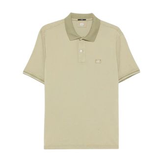 C.P. Company Polo Shirts, male, Green, Size: 2XL Polo Shirts